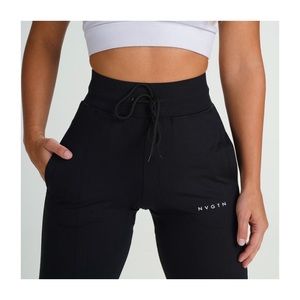 NVGTN Jet Black Joggers